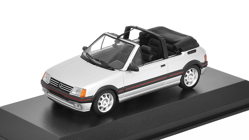 Peugeot 205 CTI 1990 Cabriolet 1:43 šedá - MAXICHAMPS