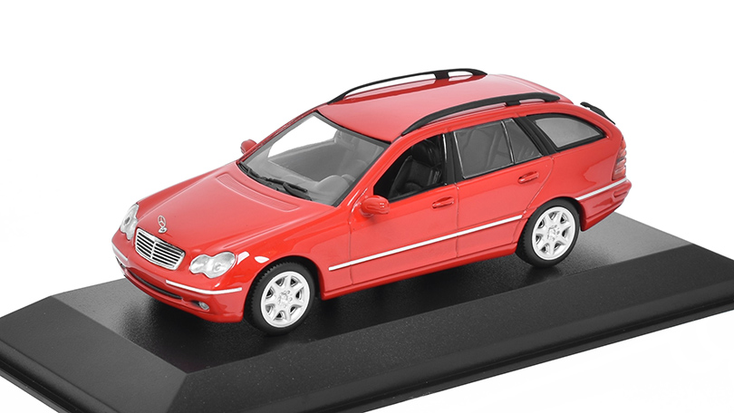 Mercedes-Benz C-Class Break 2001 červená 1:43 - MAXICHAMPS