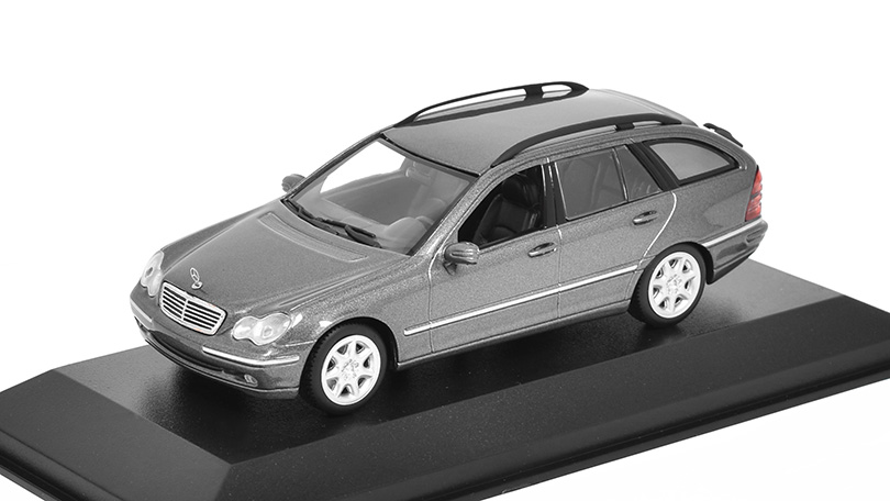 Mercedes-Benz C-Class Break 2001 šedá 1:43 - MAXICHAMPS