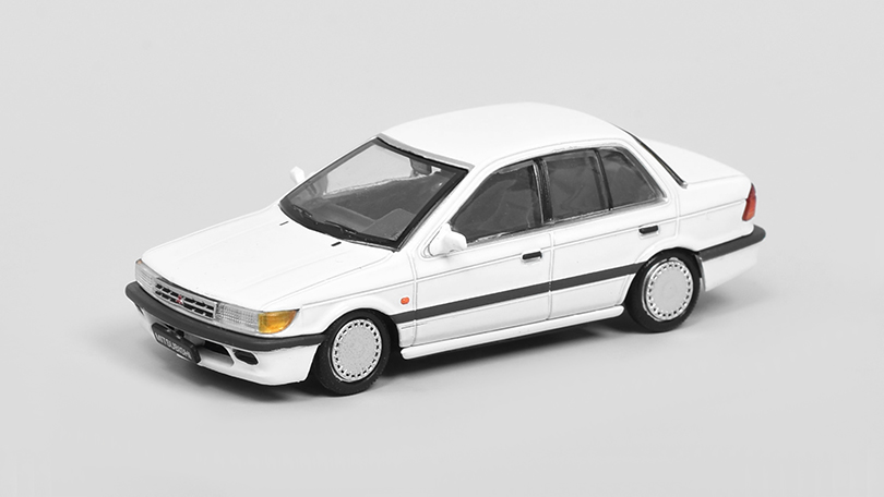 Mitsubishi Lancer GTi 1988 LHD bílá 1:64 - BM Creations