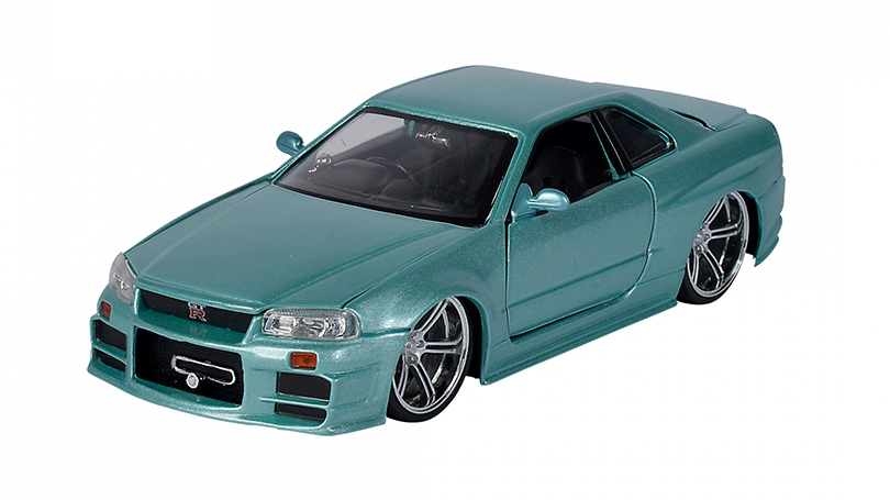 Nissan Skyline GT-R BNR34 1999 z filmu Fast and Furious 1:24 - Jada Toys