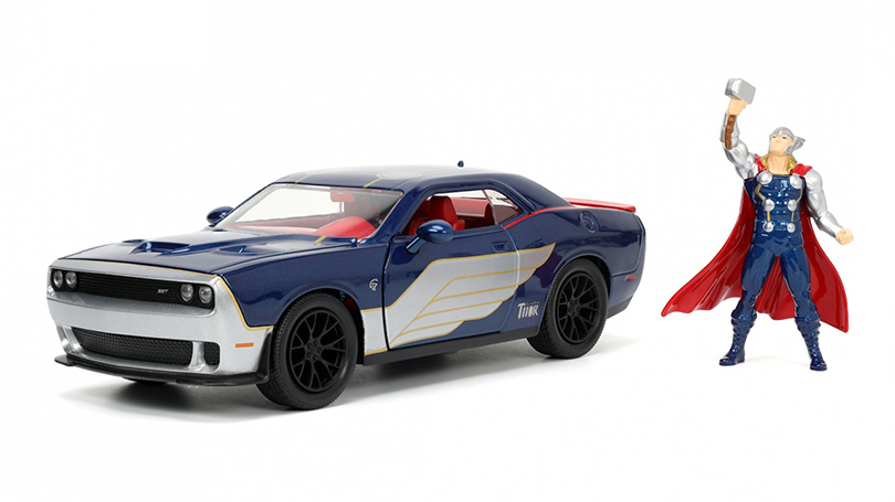 Dodge Challenger SRT Hellcat 2015 s figurkou Thora 1:24 - Jada Toys