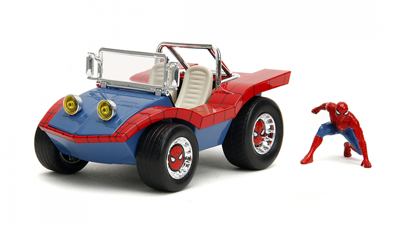 Buggy s figurkou Spider-Man 1:24 - Jada Toys