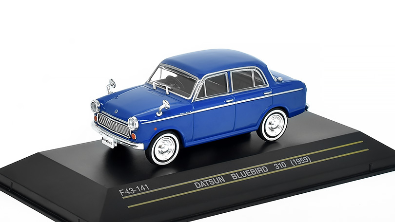 Datsun Bluebird 310 1959 modrá 1:43 - First 43 Models