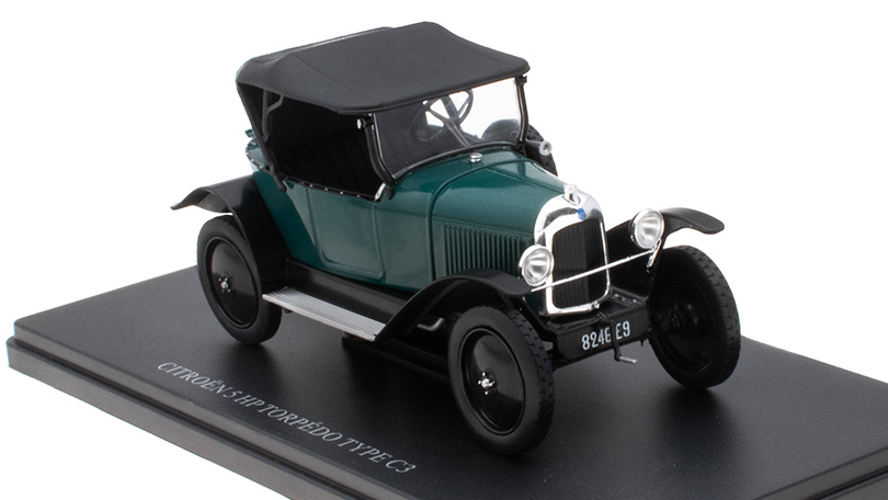 Citroen 5 HP Torpedo Type C3 1:24 - Hachette časopis s modelem