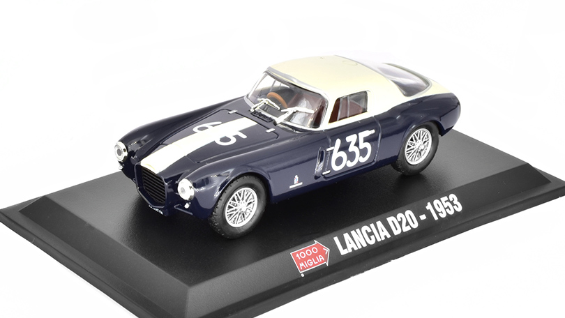 Lancia D20 #635 1953 1:43 Hachette časopis s modelem