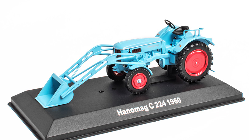 Hanomag C 224 1960 Traktor 1:43 - Hachette časopis s modelem BAZAROVÉ ZBOŽÍ