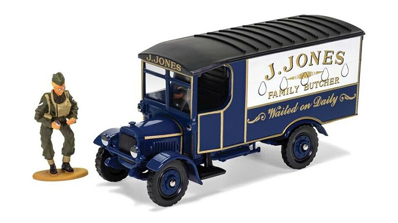 Thornycroft Van + Mr Jones - Dads Army 1:50 - CORGI