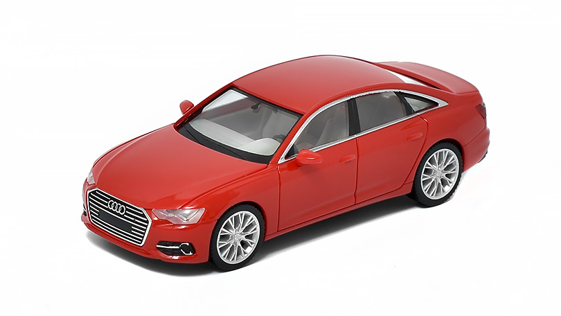 Audi A6 Limo červená 1:87 - Herpa