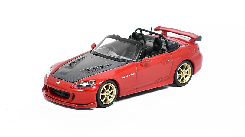 Honda S2000 AP2 Mugen RHD červená 1:64 - MiniGT