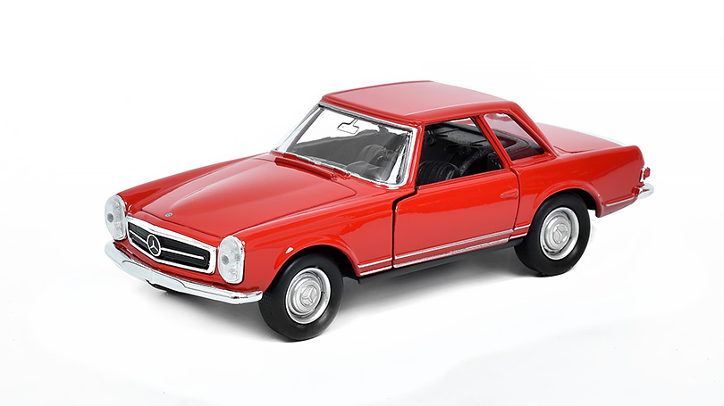 Mercedes-Benz 230SL 1963 červená 1:34 - Welly