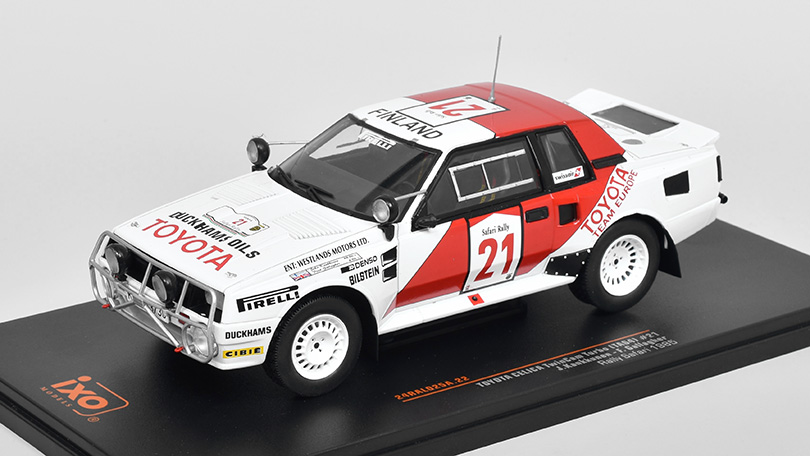 Toyota Celica TwinCam Turbo TA64 #21 Rally Safari 1985 1:24 - IXO Models