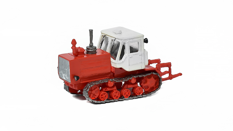 Traktor T-150 1:87 - Ručně vyrobený model