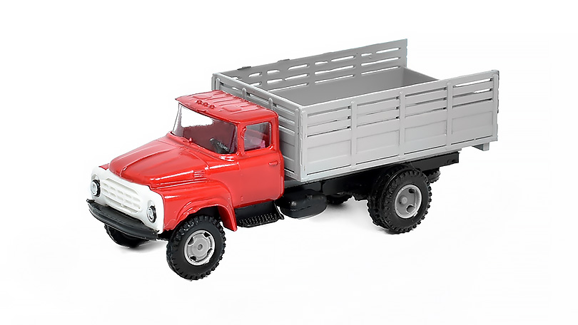 ZIL-130 Valník červený 1:120 - Ručně vyrobený model