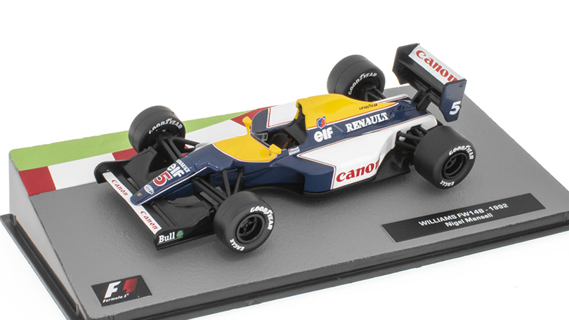 Williams FW14B 1992 Nigel Mansell 1:43 - Formula 1 Cars časopis s modelem