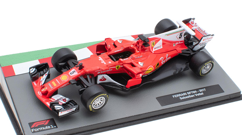 Ferrari SF70H 2017 Sebastian Vettel 1:43 - Formula 1 Cars časopis s modelem