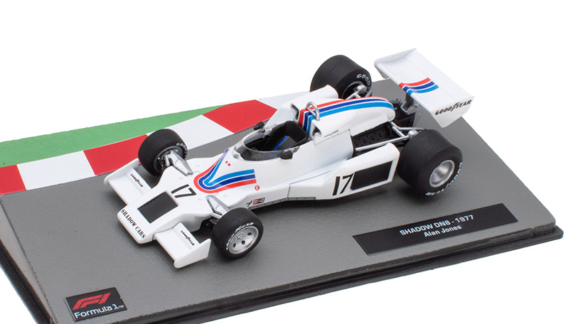 Shadow DN8 1977 Alan Jones 1:43 - Formula 1 Cars časopis s modelem