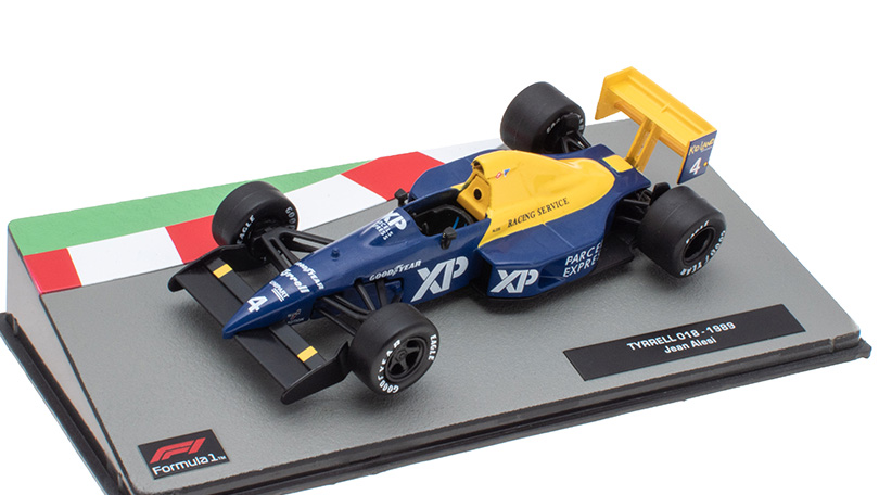 Tyrrel 018 1989 Jean Alesi 1:43 - Formula 1 Cars časopis s modelem