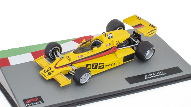 ATS PC4 1977 Jean-Pierre Jarier 1:43 - Formula 1 Cars časopis s modelem