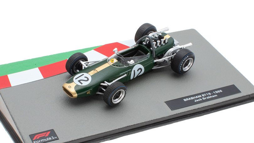 Brabham BT19 1966 Jack Brabham 1:43 - Formula 1 Cars časopis s modelem