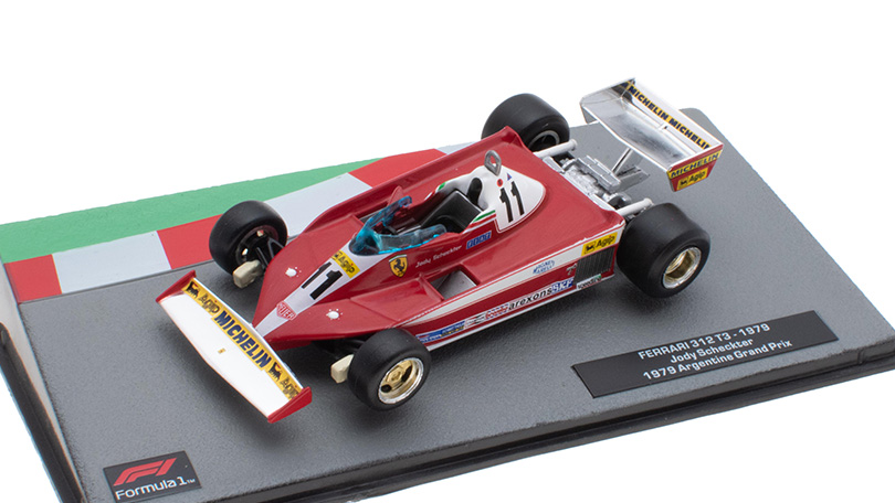 Ferrari 312 T3 1979 Jody Scheckter 1:43 - Formula 1 Cars časopis s modelem