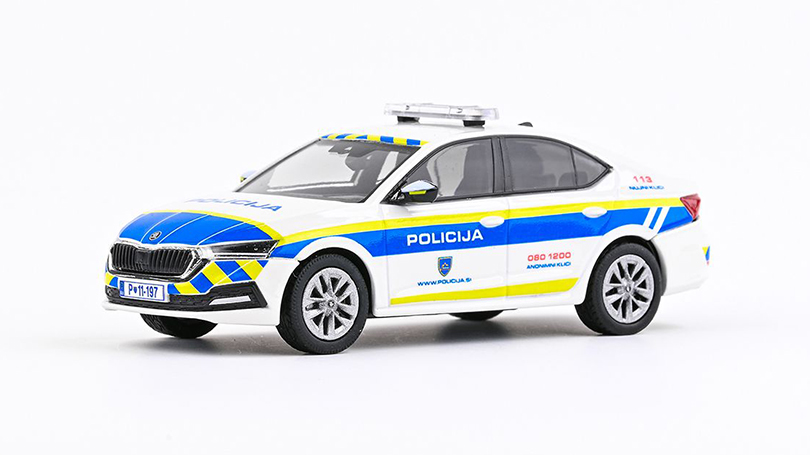 Škoda Octavia IV 2020 Policie Slovinsko 1:43 - ABREX