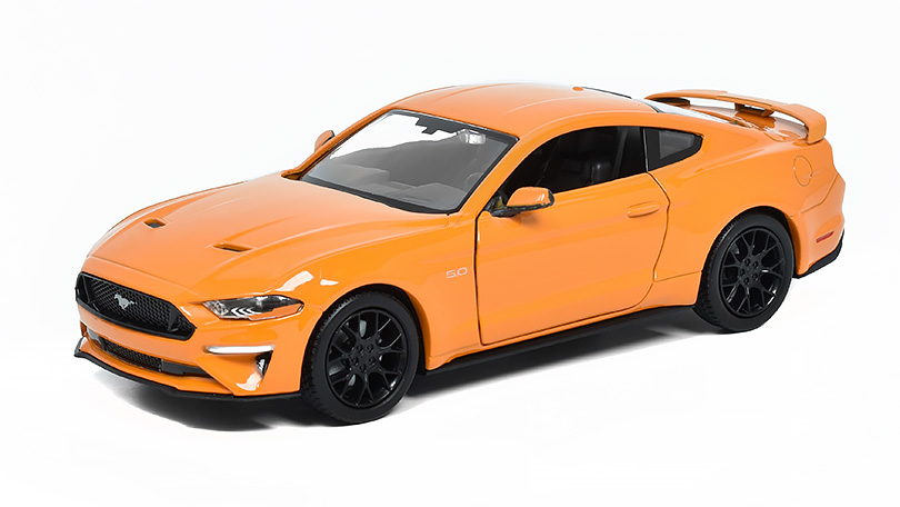 Ford Mustang GT 2018 oranžová 1:24 - MOTORMAX 