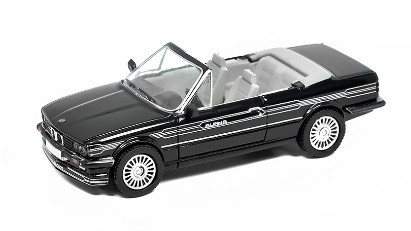 BMW Alpina C2 Cabriolet černá 1:87 - Premium ClassiXXs