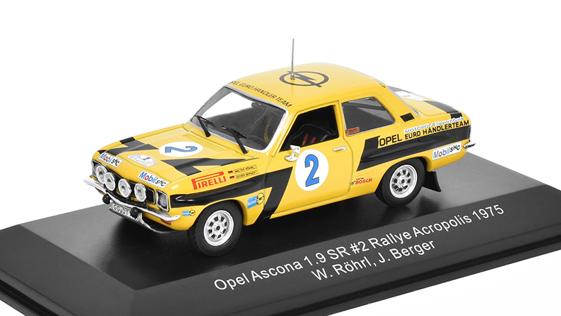 Opel Ascona 1.9 SR #2 Rallye Acropolis 1975 Rohrl / Berger 1:43 - CMR 