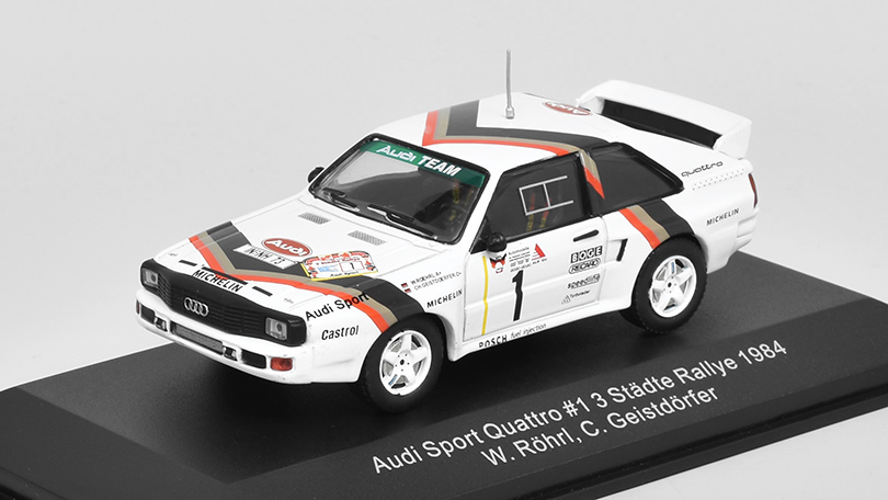 Audi Sport Quattro #1 3 Stadte Rallye 1984 Rohrl/Geistdorfer 1:43 - CMR 