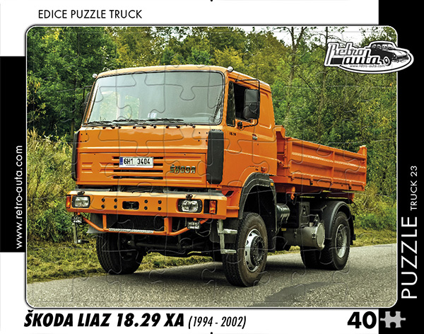 Puzzle Truck č. 23 - Škoda LIAZ 18.29 XA 1994-2002 - 40 dílků