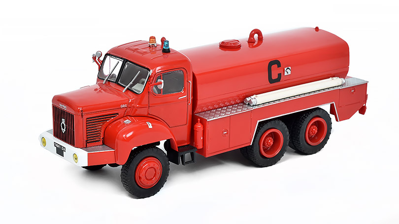 Berliet GBC 34 1964 Hasiči 1:43 - Hachette časopis s modelem 