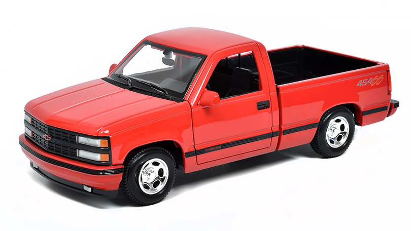 Chevrolet 454 SS Pick Up 1993 červená 1:24 - Maisto