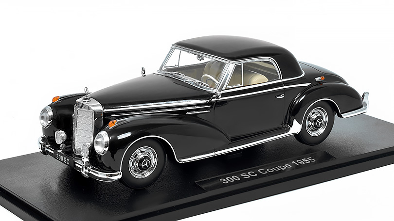 Mercedes-Benz 300 SC Coupe (W188) 1955 černá 1:18 KK-Scale