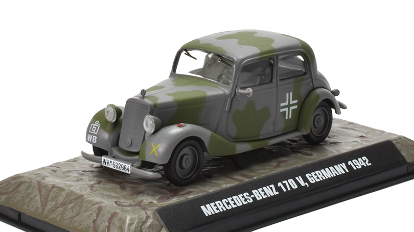 Mercedes-Benz 170 V Germany 1942 1:43 Atlas časopis s modelem