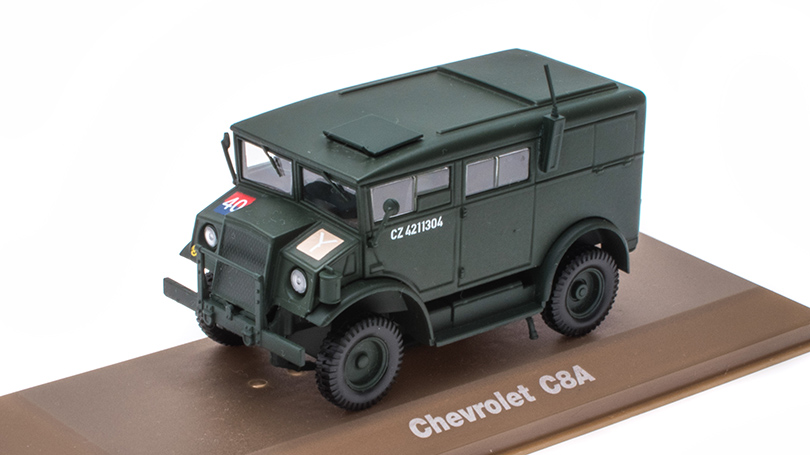 Chevrolet C8A 1:43 - Atlas časopis s modelem