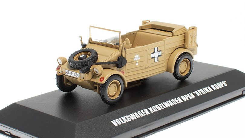 Volkswagen Kubelwagen Open Afrika Korps 1:43 - DeAgostini časopis s modelem