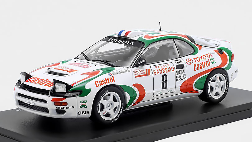 Toyota Celica Turbo ST 185 #8 Rallye Sanremo 1:24 - Hachette časopis s modelem