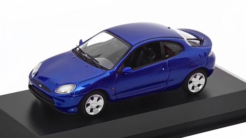 Ford Puma 1998 modrá metalíza 1:43 - MAXICHAMPS