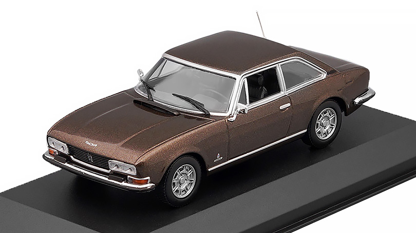 Peugeot 504 Coupe 1962 hnědá 1:43 - MAXICHAMPS