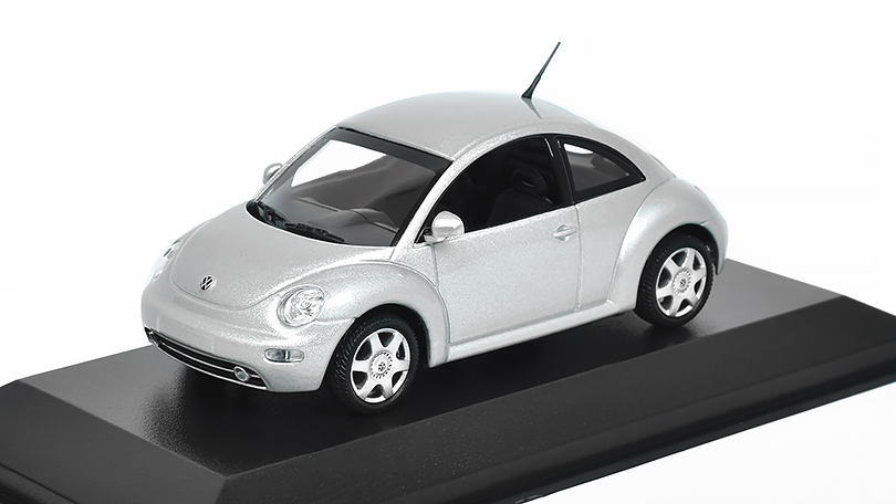 Volkswagen New Beetle 1998 šedý 1:43 - MAXICHAMPS