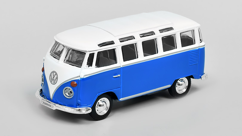 Volkswagen T1 Samba modrá / bílá 1:43 - Maisto 