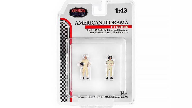 Sada figurek 2 ks 1:43 - Racing Legends 60s - American Diorama