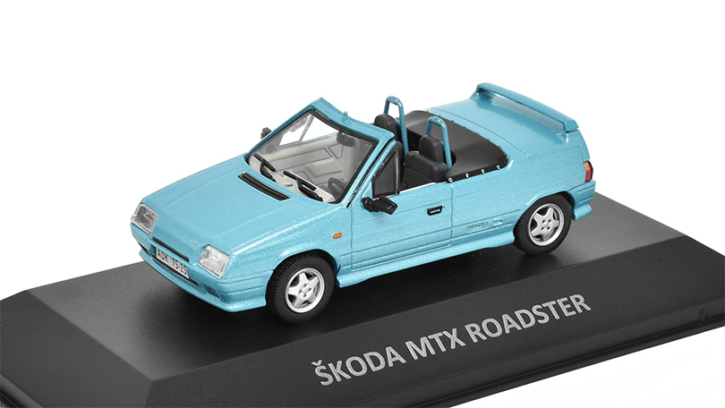 Škoda MTX Roadster 1991 1:43 Kaleidoskop slavných vozů časopis s modelem #62