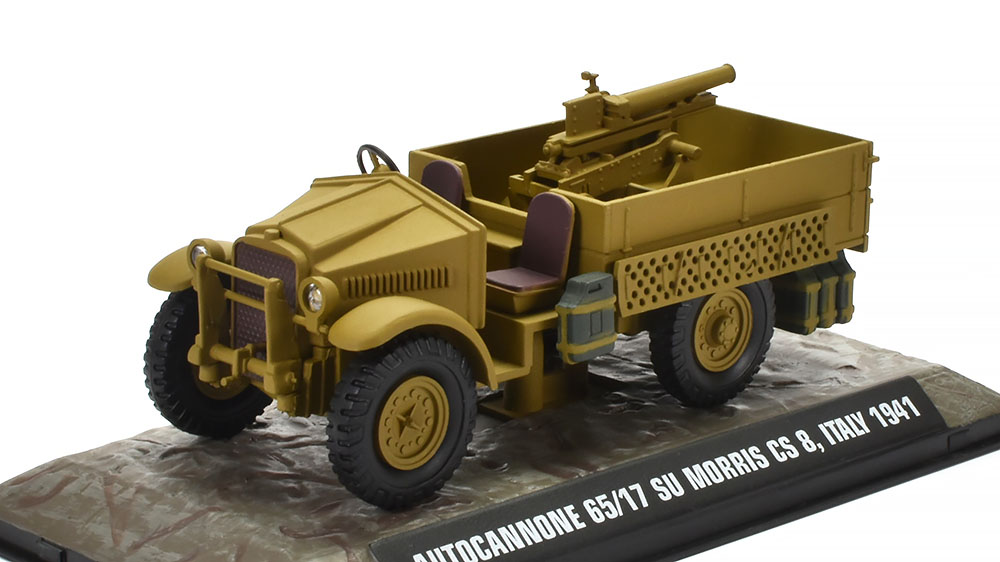 Autocannone 65/17 Su Morris CS 8 Italy 1941 - 1:43 Atlas časopis s modelem