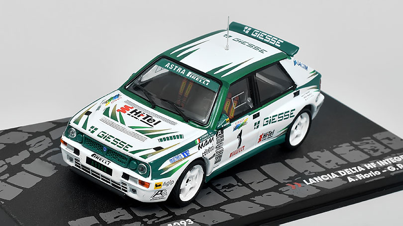 Lancia Delta HF Integrale #1 Rally II Ciocchotto 1:43 SpecialC časopis s modelem