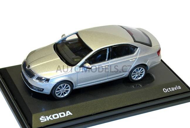 Škoda Octavia 3 2012 stříbrná 1:43 - Abrex