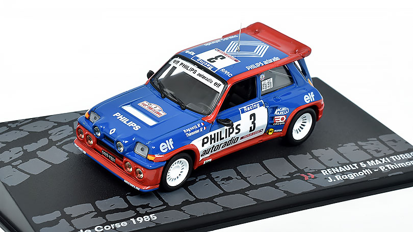 Renault 5 Maxi Turbo #3 Tour de Corse 1985 - 1:43 SpecialC. časopis s modelem