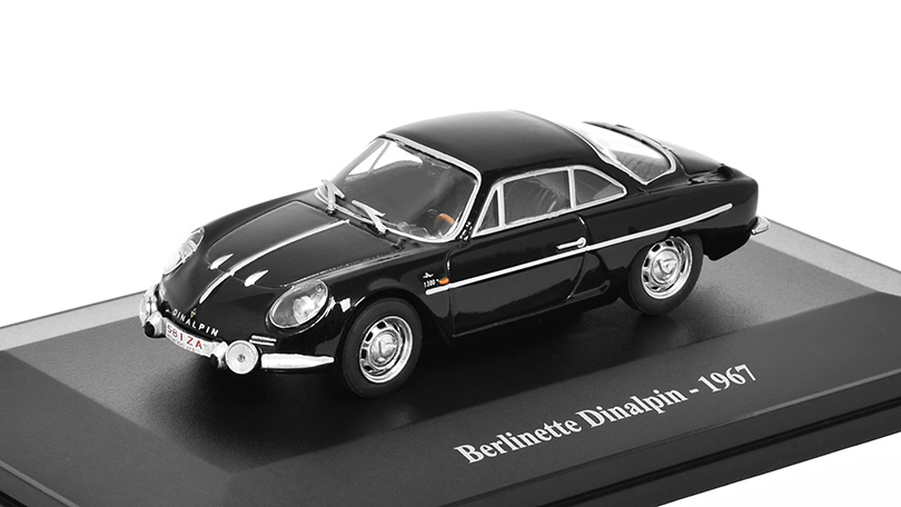 Renault Alpine Berlinette Dinalpin 1967 1:43 - Eligor časopis s modelem