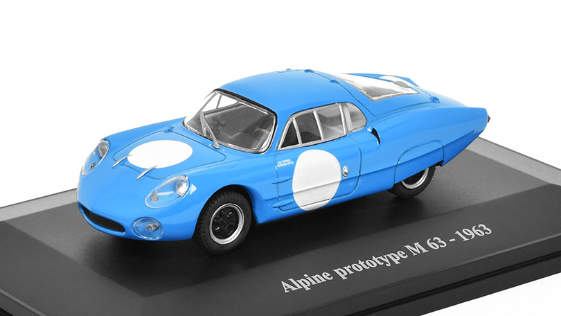 Renault Alpine prototype M 63 1963 1:43 - Eligor časopis s modelem